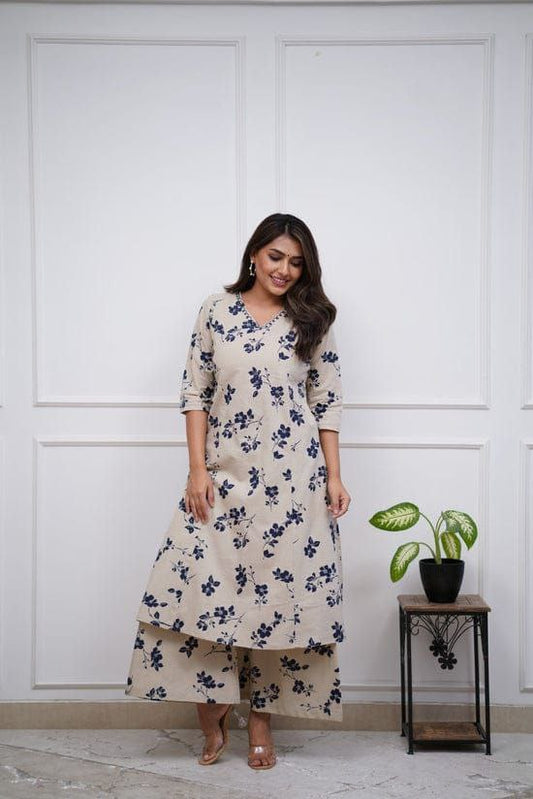 Printed Kurti + Plazo