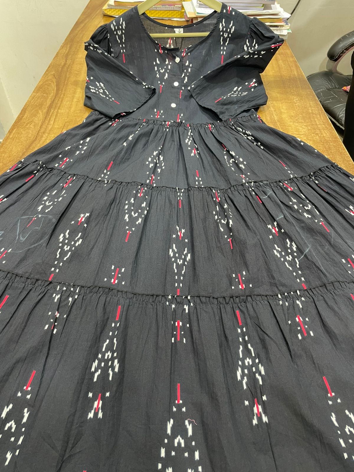 Printed gown