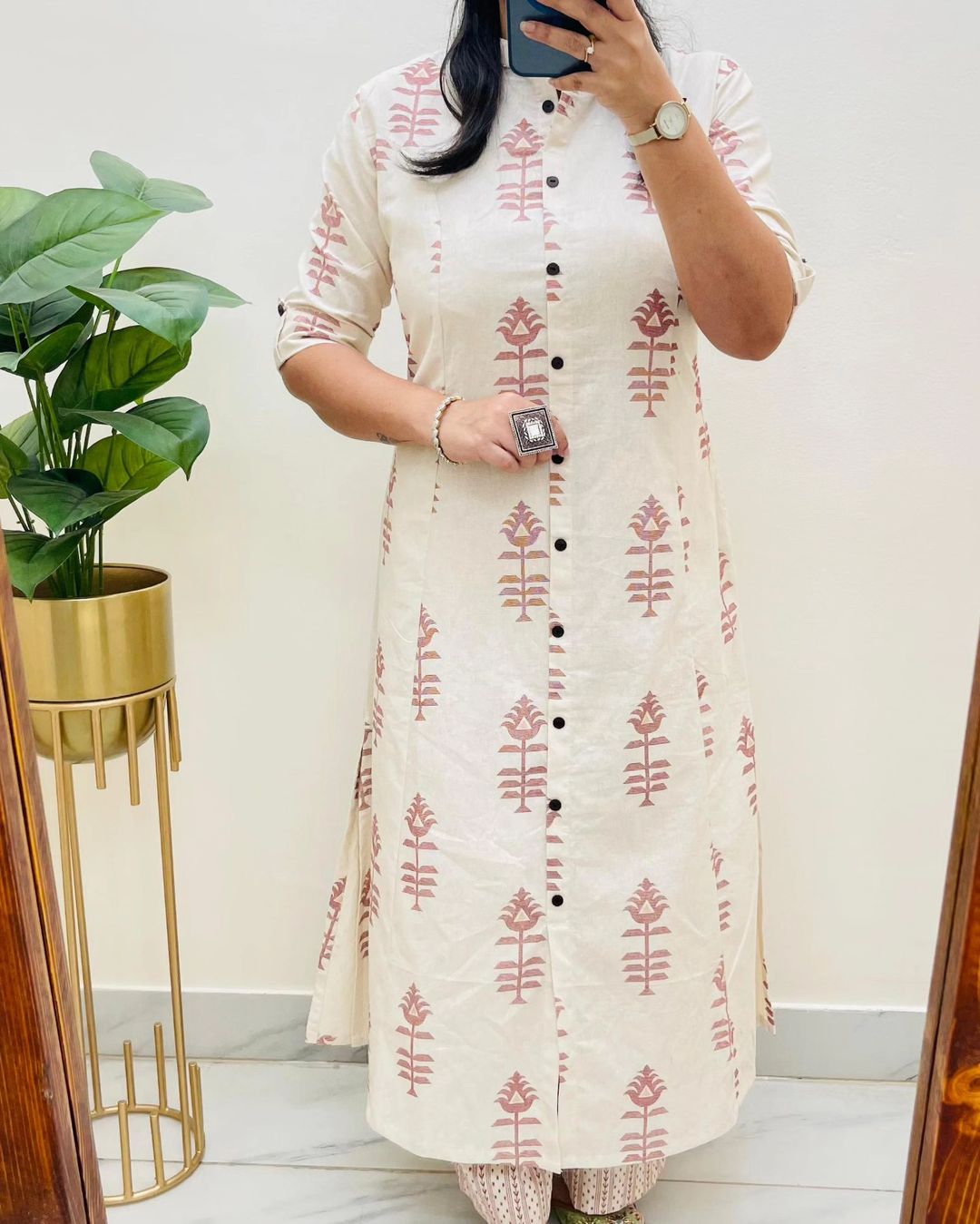 Leaf Kurti