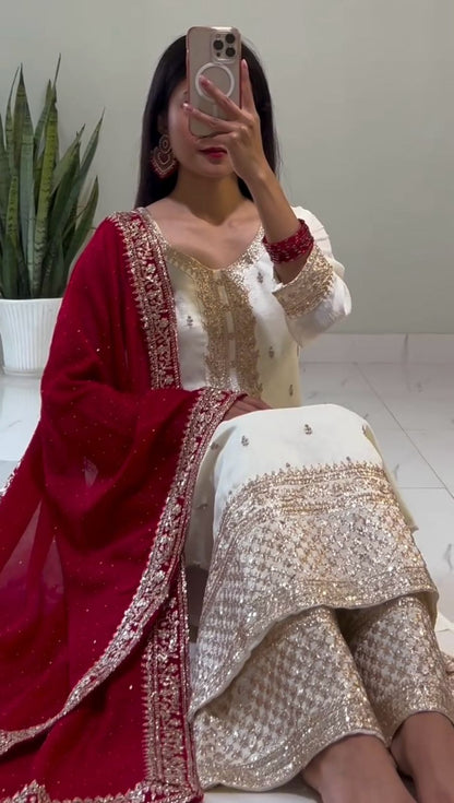 CHINNON SILK LEHNGA