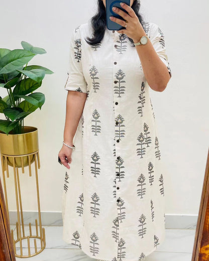 Leaf Kurti