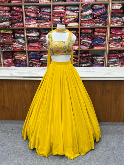 Blooming lehnga choli