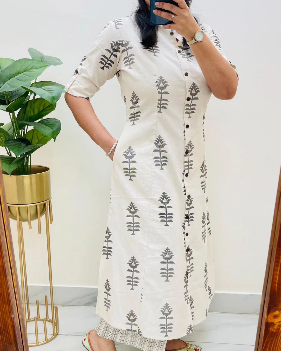 Leaf Kurti