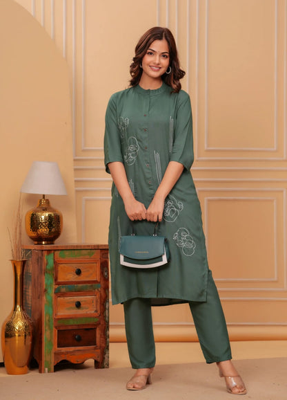 Co-ord set kurti design