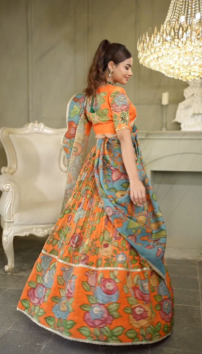 Kalamkari lehnga